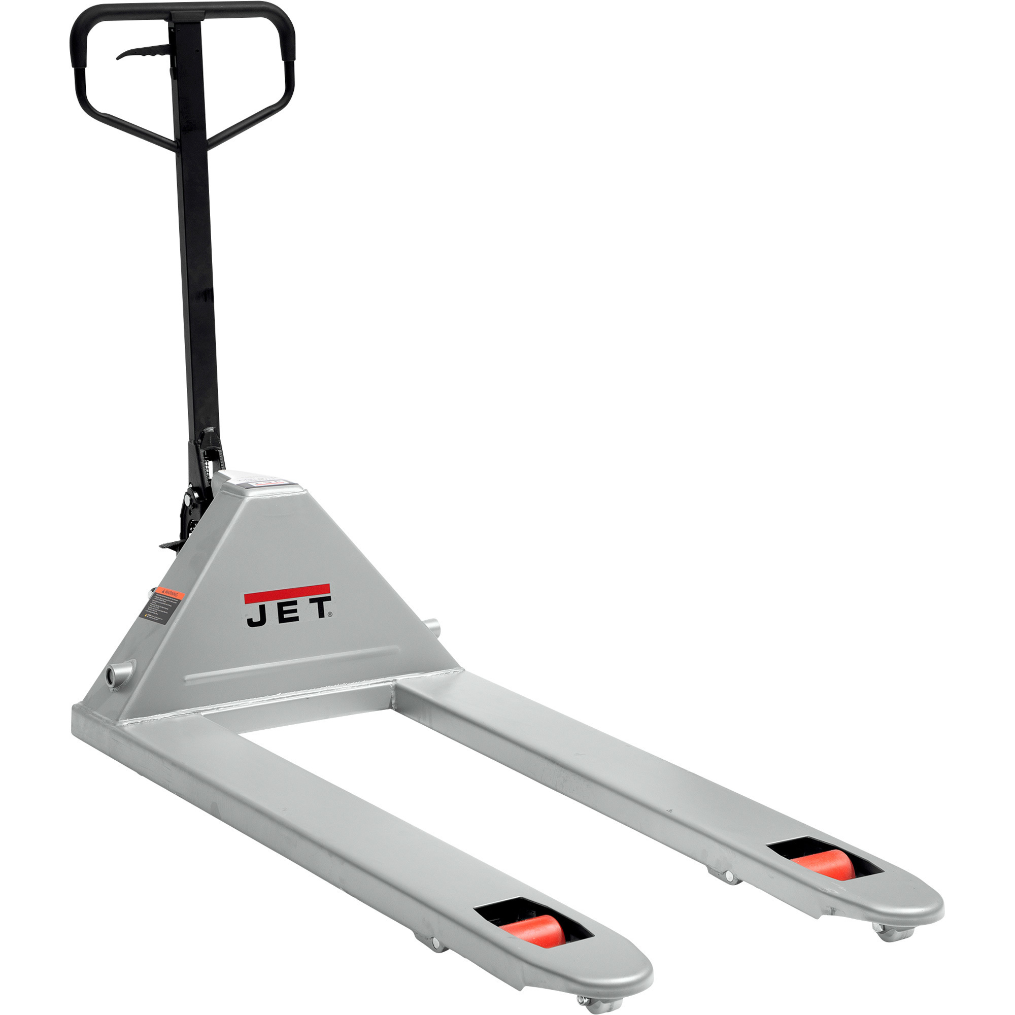 JET J Series Pallet Truck, 5500-Lb. Capacity, Fork Length 48 in, Min. Lift Height 2.56 in, Model# PT-2748JA